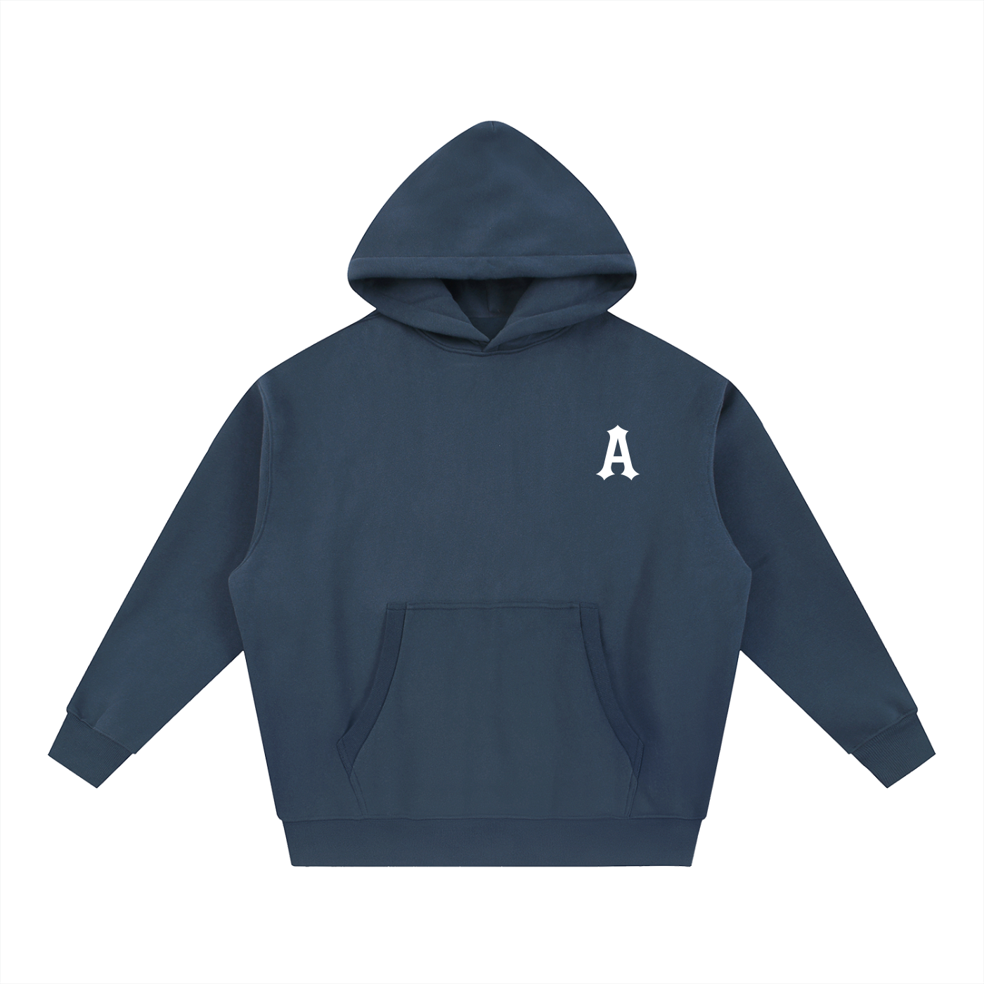 Oversized Boxy Hoodie - Navy