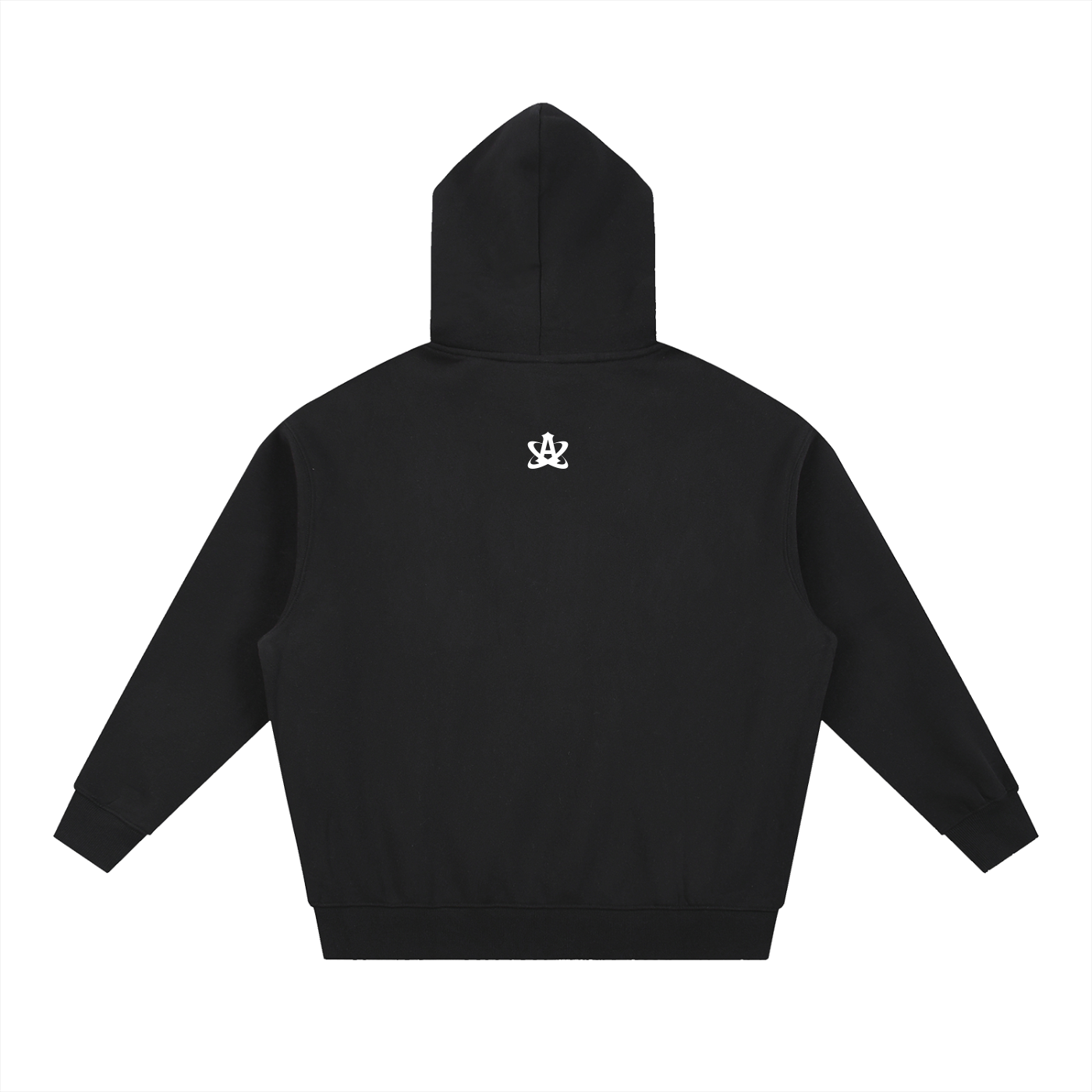 Oversized Boxy Hoodie - Black